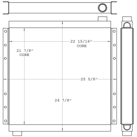 271002 - Oldenburg Cannon DPI-HD RB3-8 Oil Cooler Oil Cooler