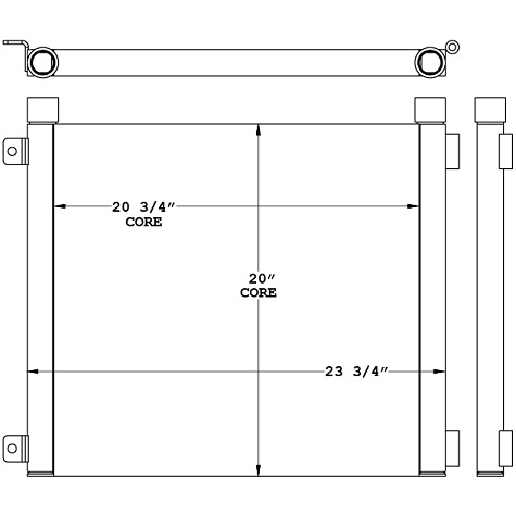 271006 - JLG Hydraulic Oil Cooler Oil Cooler