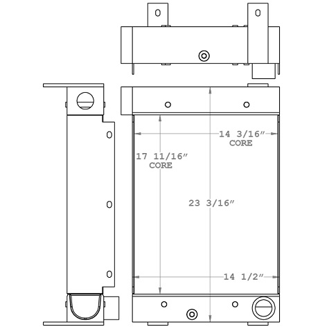 271012 - Industrial Oil Cooler Oil Cooler