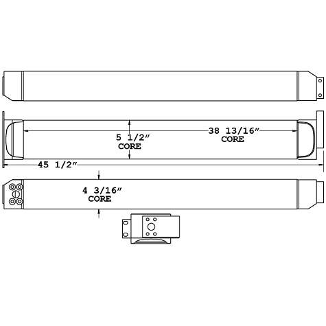 271014 - Caterpillar 988 Loader Oil Cooler Oil Cooler