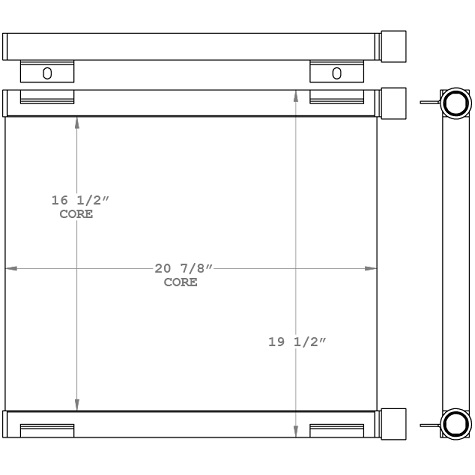 271015 - Jacobsen HR5111 Rotary Mower Oil Cooler Oil Cooler