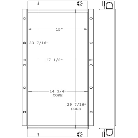 271016 - Sullivan Palatek & Multiquip Oil Cooler Oil Cooler