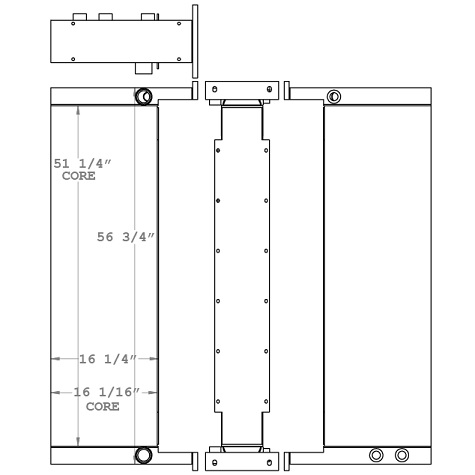 271021 - Wirtgen Ashpalt Oil Cooler Oil Cooler