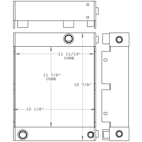 271023 - Industrial Oil Cooler Oil Cooler