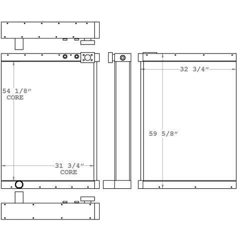 271025 - Industrial Oil Cooler Oil Cooler