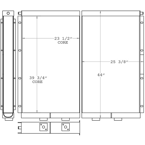 271033 - Elgi Equipments Air Compressor Oil Cooler Oil Cooler