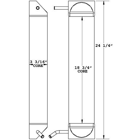 271034 - Doosan Forklift Oil Cooler Oil Cooler