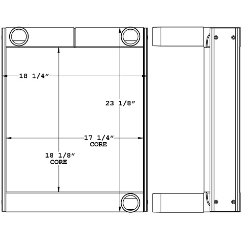 271036 - TTP Industrial Hydraulic Drive Oil Cooler Oil Cooler