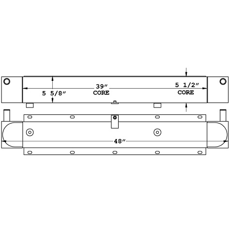 271041 - Link-Belt HTC8690 Mobile Crane Oil Cooler Oil Cooler