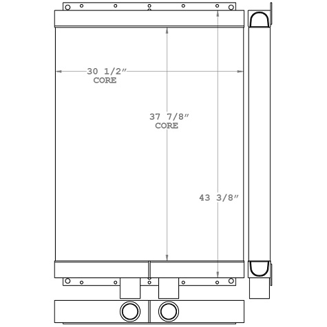 271047 - Industrial Oil Cooler Oil Cooler