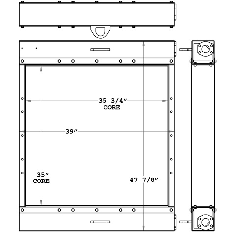 271049 - Mobile Fracking Truck Oil Cooler Oil Cooler