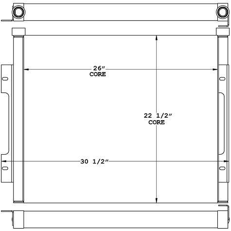 271054 - Miller Nitro Sprayer Oil Cooler Oil Cooler