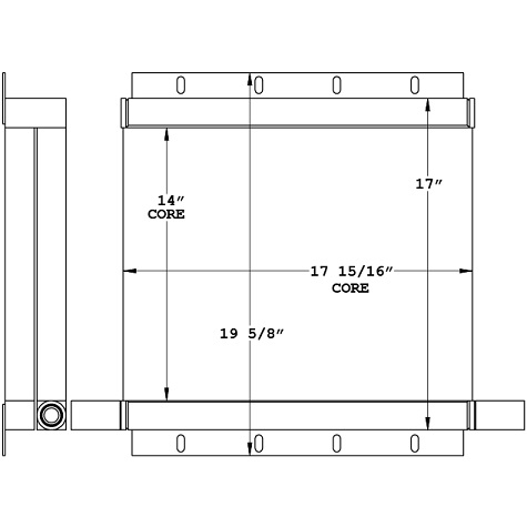 271055 - Industrial Oil Cooler Oil Cooler