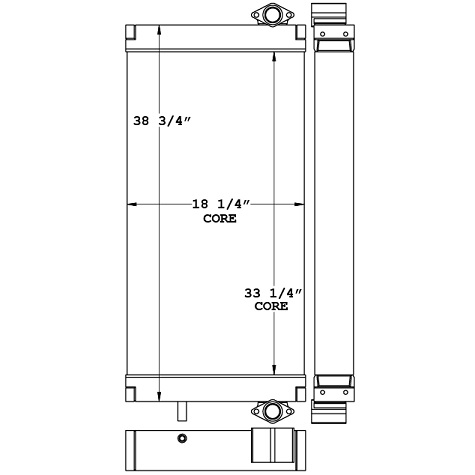 271061 - Doosan 225 Excavator Oil Cooler Oil Cooler