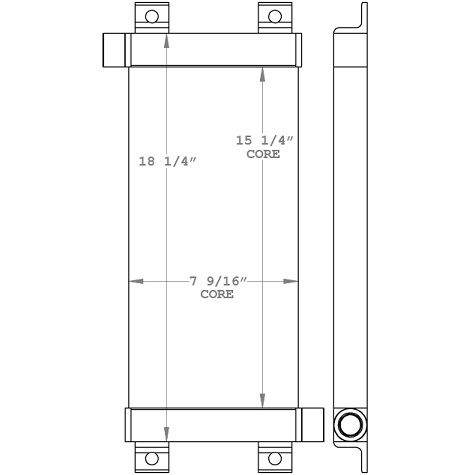 271067 - Saylor-Beall Electric Air Compressor Air to Air Cooler Oil Cooler