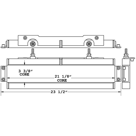 271068 - Generac MAC 750F Industrial Heater Oil Cooler Oil Cooler