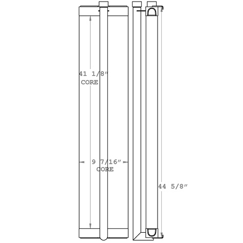 271070 - Link-Belt / Terex RT775 Crane Oil Cooler Oil Cooler