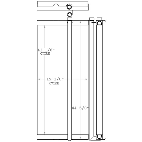 271071 - Link-Belt / Terex RT775 Crane Oil Cooler Oil Cooler