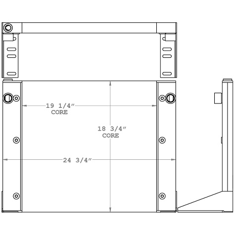 271074 - Train Compressor Exhaust Cooler Oil Cooler