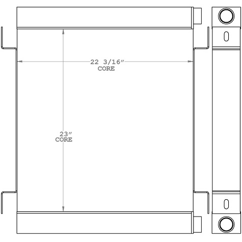 271075 - Shuttlelift SB Crane Hydraulic Oil Cooler Oil Cooler