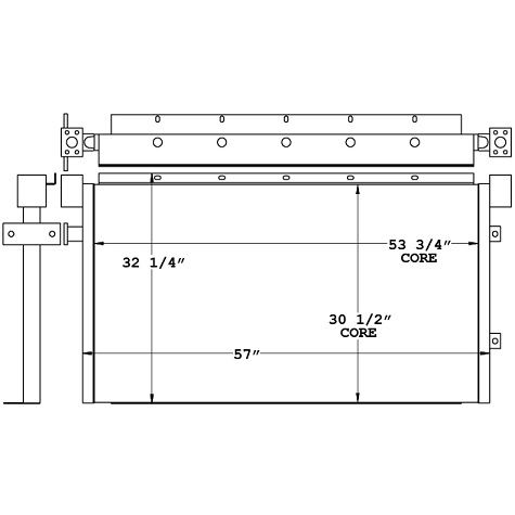 271080 - Ingersoll Rand XHP750-300 Oil Cooler Oil Cooler