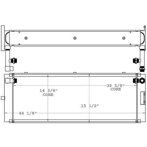 271092 - Hyundai HL760-7 Transmission Oil Cooler Oil Cooler