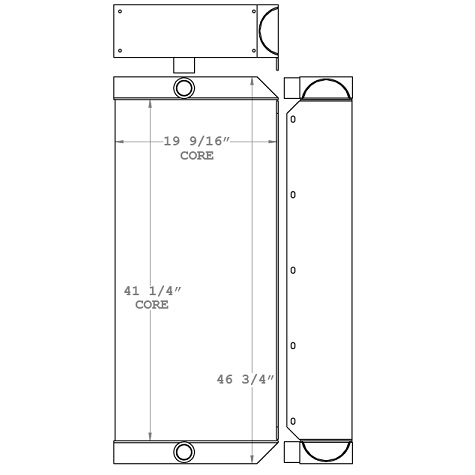 271096 - Industrial Oil Cooler Oil Cooler