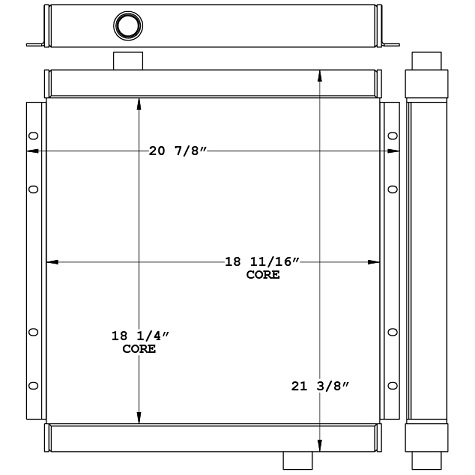 271102 - Industrial Oil Cooler Oil Cooler