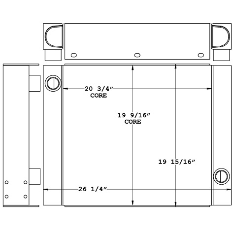 271103 - Thermal Transfer Products COL Series Oil Cooler Oil Cooler