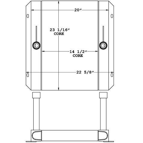 271110 - Frac Pump Hydraulic Oil Cooler Oil Cooler