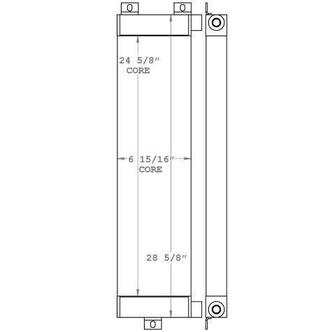 271112 - Champion Motor Grader Oil Cooler Oil Cooler