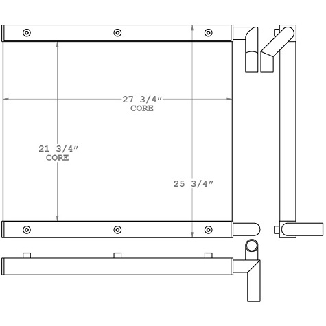 271117 - Kobelco Trackhoe Oil Cooler Oil Cooler