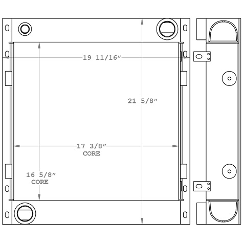 271118 - Industrial Oil Cooler Oil Cooler