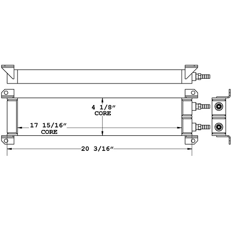 271119 - Powertech Fuel Cooler Oil Cooler