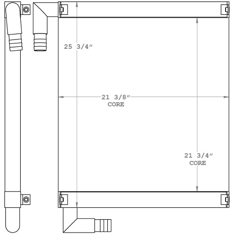 271126 - Industrial Oil Cooler Oil Cooler