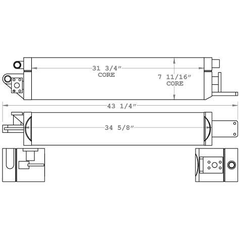 271127 - Caterpillar 977L Oil Cooler Oil Cooler