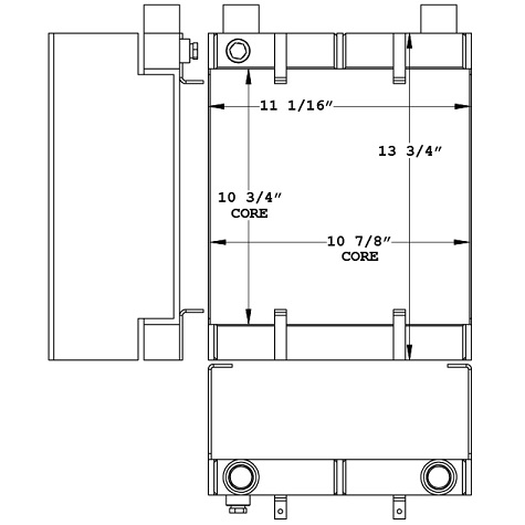 271128 - Thermal Transfer Products M Series Oil Cooler Oil Cooler