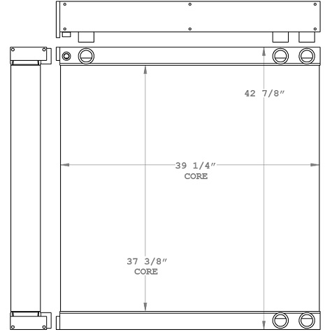 271129 - Drill Rig Oil Cooler Oil Cooler