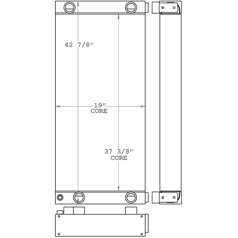 271130 - Drill Rig Oil Cooler Oil Cooler