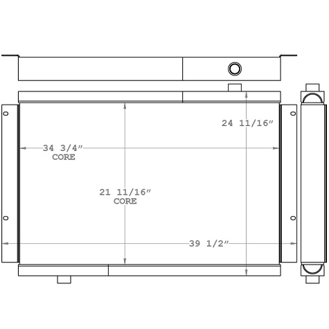 271131 - 50 Ton Crane Hydraulic Oil Cooler Oil Cooler