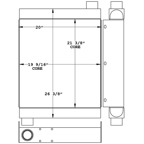 271142 - Industrial Oil Cooler Oil Cooler