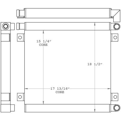 271143 - Atlas Copco XAS50 Oil Cooler Oil Cooler