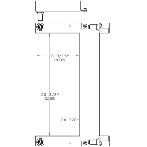 271146 - Bobcat S100 Skidsteer Oil Cooler Oil Cooler