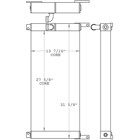 271147 - International Harvester TD15B Oil Cooler Oil Cooler