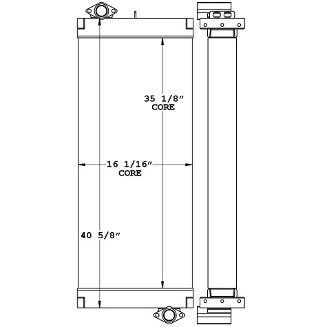 271148 - Kobelco SK260 Excavator Oil Cooler Oil Cooler