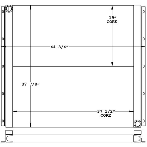 271149 - Hydro Max Tilling Machine Oil Cooler Oil Cooler