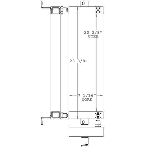 271151 - Bobcat 642B Oil Cooler Oil Cooler