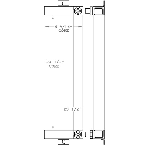 271154 - Bobcat 642 Oil Cooler Oil Cooler