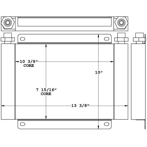 271162 - Van External Engine Oil Cooler Oil Cooler