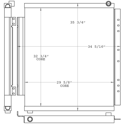 271170 - Caterpillar 235 Excavator Oil Cooler Oil Cooler